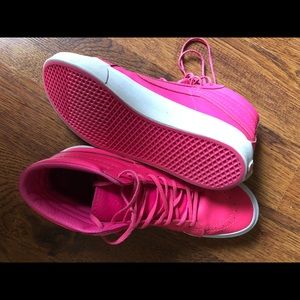 Leather Sk8 Hi Vans